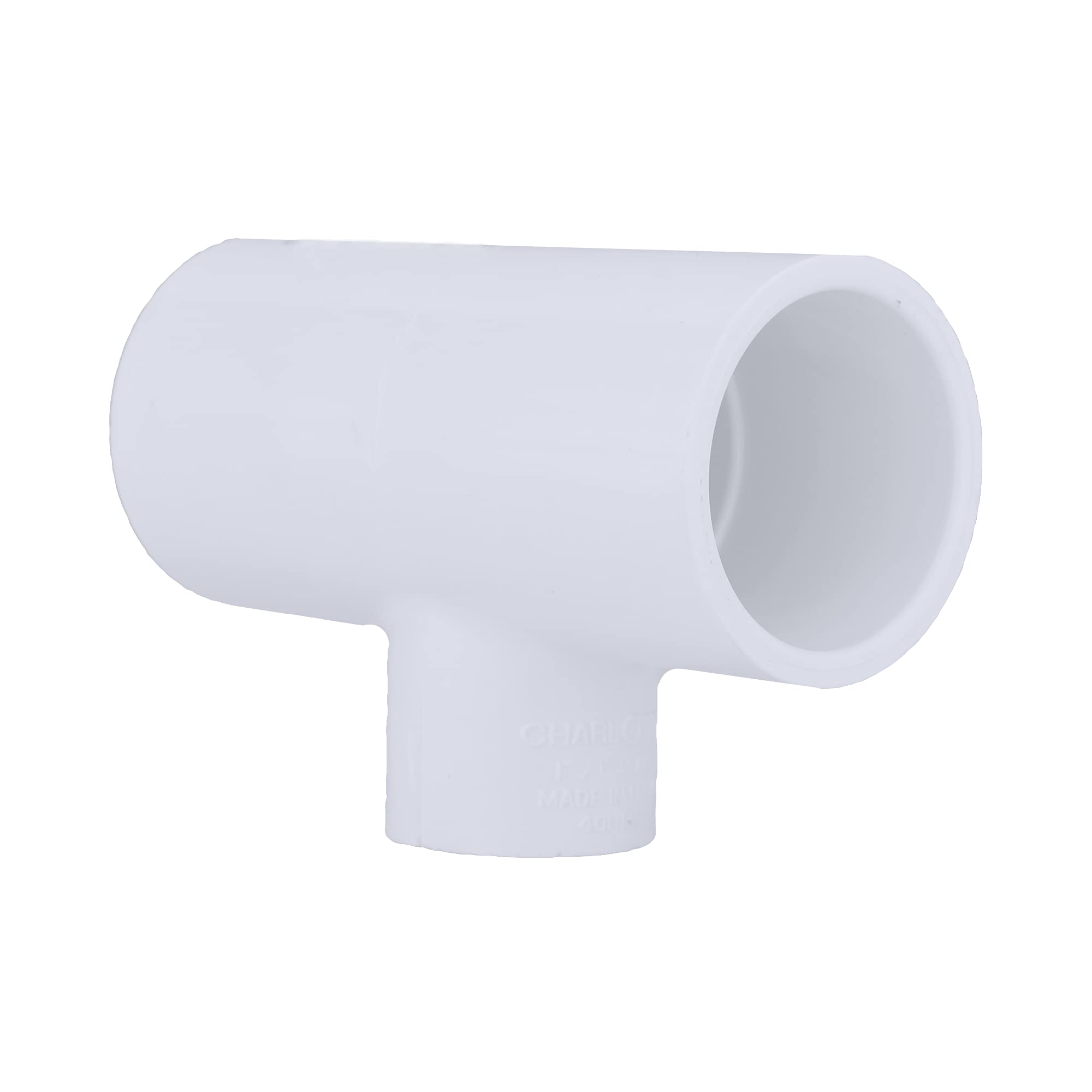 25 Pack - Pipe Fitting, Schedule 40 PVC Reducing Tee, 1 x 1 x 1/2-In. -PVC 02400 4350HA