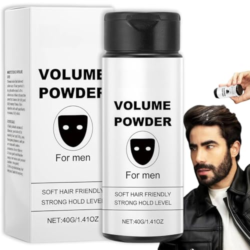 Volume Powder for Men, Texture Powder for Instant Volume & Styling - Hair Styling Dust for Men - Volumizing Hair Texture Dust for Instant Fluffy