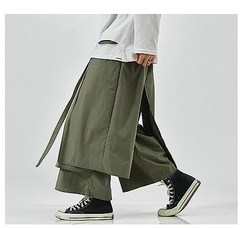 Wide Leg Pants Men Hip Hop Streetwear Jogger Pants Male Patchwork Casual Joggers Trousers3