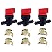 Hipa 494768 698183 Fuel Shut Off Valve with clamp for Briggs & Stratton Murray Toro Lawn Tractor (Pack of 3 Pieces)
