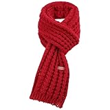 Ya en mundofriki.es: Bufanda de punto para niños, bufanda tejida para niños, bufanda de invierno para niños, calentador de cuello unisex, bufanda de color puro para niños y niñas de 2 a 10 años, color burdeos, rojo, Talla