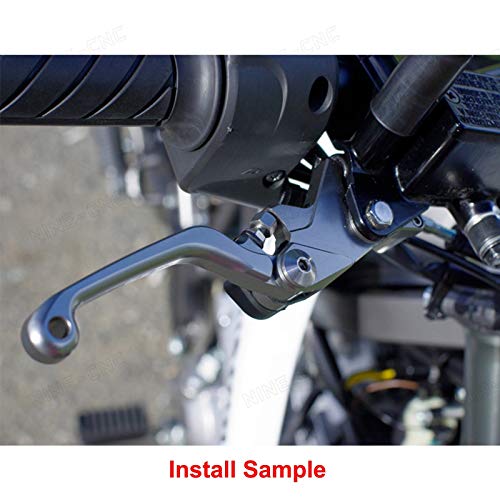Levier embrayage frein Kawasaki KLX250 D-TRACKER 1998-2007, commande moto alu - 6