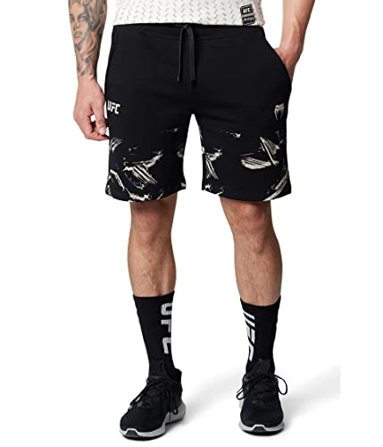 Venum Short en Coton UFC Authentic Fight Week 2.0 - Noir/Sable - XXL