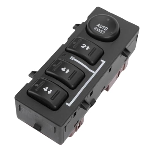 aqxreight Interruptor 4WD Selector de Tracción en las 4 Ruedas Interruptor de Caja de Transferencia 4x4 Compatible con 2003-2007 Reemplazo para 15136039A 15164520 19259313 901-072