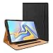 Produktbild DAORANGE Hülle für Samsung Galaxy Tab A 10.5 SM-T590/T595, Premium PU Leder Schutzhülle mit Auto Schlaf/Wach Funktion und Dokumentschlitze für Samsung Galaxy Tab A T590/T595 10,5 Zoll 2018 (Schwarz)