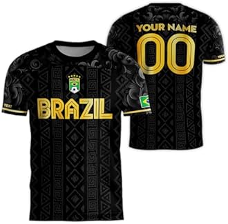Personalized Brazil Soccer Jersey 2025 - Custom Name Brazilian Jersey for Men