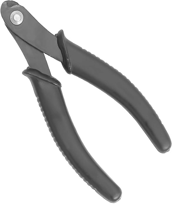 Memory Wire Cutters, Memory Wire Cutting Pliers for Jewellery Making Beading & Crafting Tools, 13 cm, Black