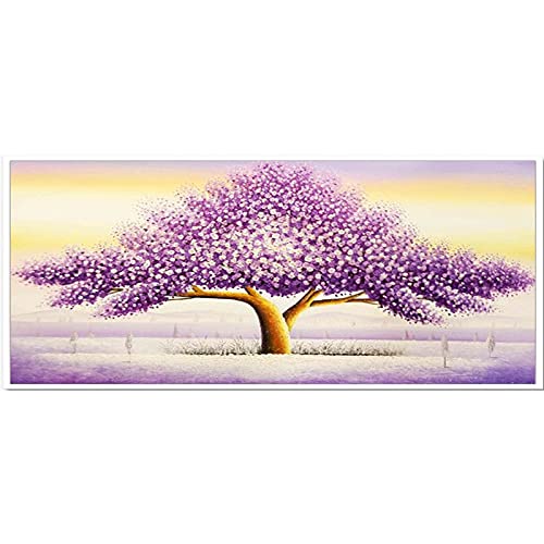 Broderie diamant arbre de vie 70x140cm, le cadeau créatif idéal grand format
