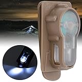 【Schnelle Beleuchtung und Identifizierung】 Die Clip-On-Überlebenslampe kann eine schnelle Beleuchtung und Identifizierung ermöglichen, praktisch für nächtliche Outdoor-Aktivitäten, Sicherheit.