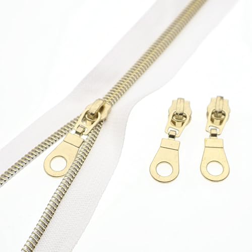 Fermeture eclair au metre maille 5 fermeture eclair jaune nylon 9m - 3