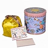 Temperato - Panettone Artesanal Receta Italiana con lata de diseño Edición Limitada y Postal Navideña - Sabor Chocolate con Naranja, 750 gr (Chocolate y Naranja)