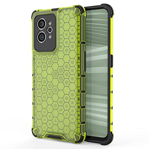 Coque antichoc OPPO Realme GT2 Pro avec structure nid d'abeille et dos rigide transparent