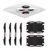 YGDMD 8PCS Car Door Protectors Kit with 4 Auto Knob Protectors&4 Bowl Sticker,Stylish Sports Car Door Handle Scratch Protector,Automotive Exterior Accessories for Most Vehicles