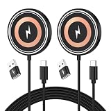 for Samsung S26 Ultra Wireless Charging Pad for Galaxy S26 Plus S25 S24 S23 S22 Z Flip/Fold 7,15W Magnetic Fast Wireless Charger with 4FT USB C/A Cable Magsafe Charger for iPhone 17e 17 16 15 14 13 12