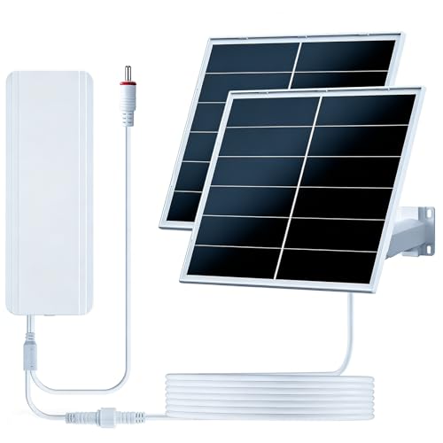 Image of Zivif 40W Solar Charger Kit with 24000mAh for Security and Trail Camera | Solar panel for security camera 5V /12V adjustable output, USB-C & DC port, IP66 weatherproof, 360 adjustable bracket