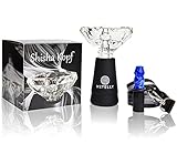 shisha glaskopf mit smokebox ⭐ EINFACHE REINIGUNG – der Shisha Glaskopf kann einfach vom Silikonschutz getrennt werden und ist so einfach zu reinigen. Der Silikonteil schützt optimal vor Verbrennungen.