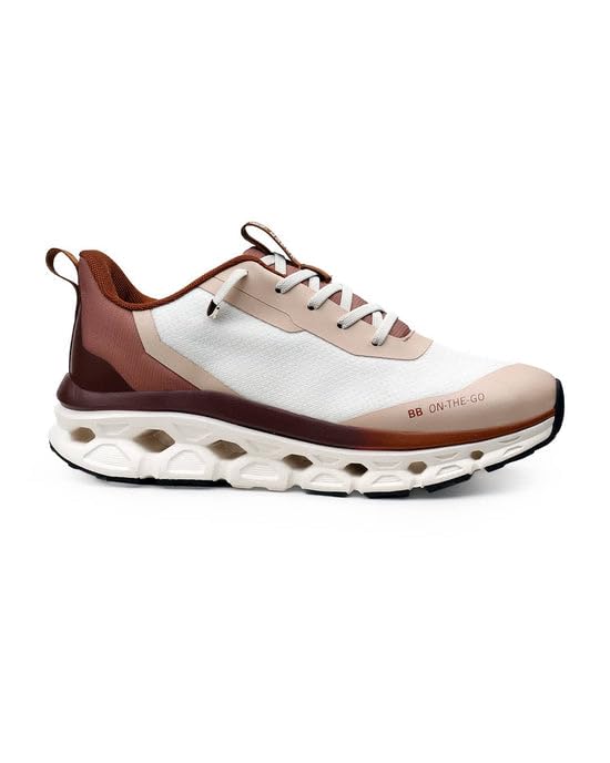 Image of Bacca Bucci BB On-The-Go Men Slip-On Walking & Running Shoes with Stretch Laces and Cushioned Sole