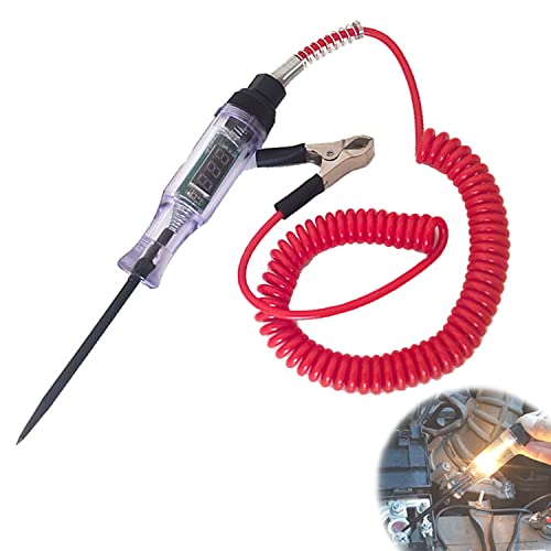 HAGUAN Car Truck Circuit Test Pen,370V Digital Led Light Electrical