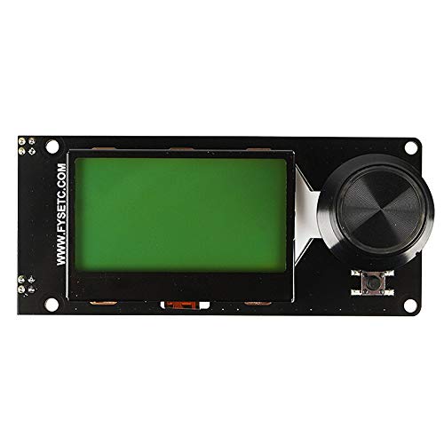 Lysee 3D Printer Parts & Accessories - Suitable for MKS MINI12864 LCD Display with SD Card Holder 3D Printer Accessories Supporting MarlinDIY - (Color: B)