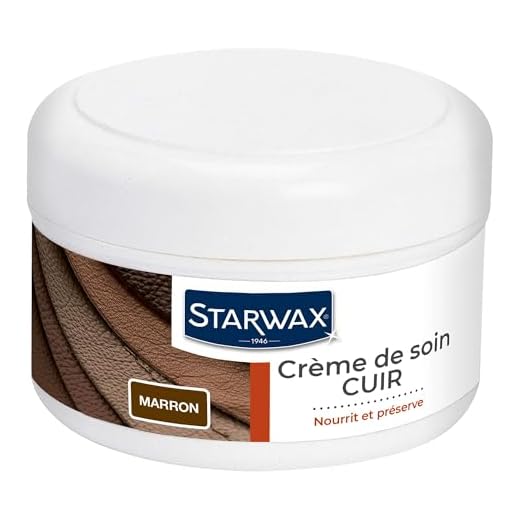 STARWAX Creme de Soin Cuir 150ml Marron, Voir Descriptif