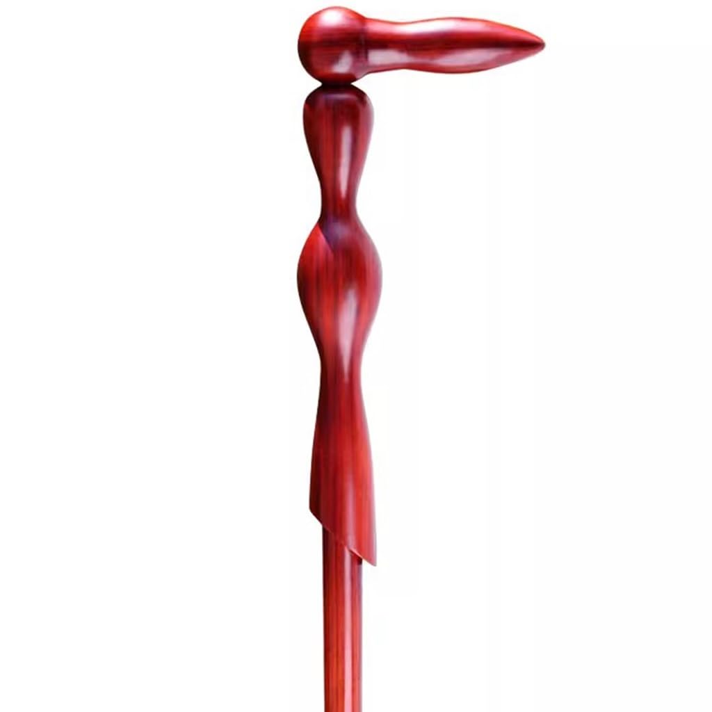 Bastone da Passeggio Cheongsam Beauty Shape per Donna, Bastone per Mobilità in Legno Fatto A Mano, Regalo di Compleanno, Portata 150 Kg/330,7 Libbre(81cm(Use Height 155-156cm))