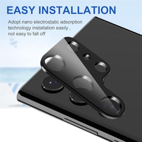 Image of Xmon Back Camera Lens Protector for Samsung Galaxy S23 Ultra (1 Pack) Premium Camera Glass Protector Guard, Anti-Scratch, Ultra-Clear, Easy Installation