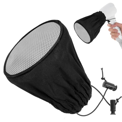 Wanmu Diffuseur de Chaussette de Voyage Pliable pour Cheveux Bouclés, Diffuseur Universel Nylon Fixation Sèche-Cheveux avec Bande Elastique