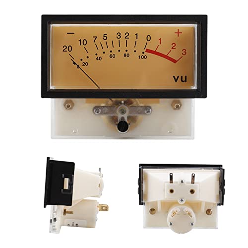Compteur audio VU 1000 uA rétroéclairé pour stabiliser le volume des pistes audio