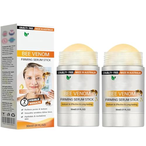 Botox Bee Venom Firming Serum Stick, Firming anti-Wrinkle Cream, Lifts and Tightens the Skin, Effectively Solving Wrinkles and Fine Lines, Natural Bee Venom Serum for All Skin Types (2PCS)