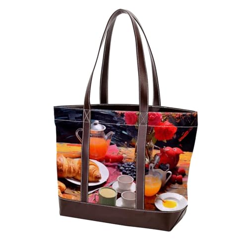 Sac fourre-tout en toile pour femme avec fermeture éclair multicolore