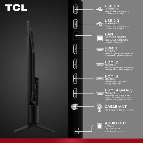 Image of TCL 50-Inch F8D Series 4K QLED Smart TV (50F8D, 2026 Model) with Dolby Vision HDR and Dolby Atmos, Game Accelerator 288 and VRR for Sports and Gaming | Fire TV, Alexa+, 120Hz Refresh, LED Backlighting