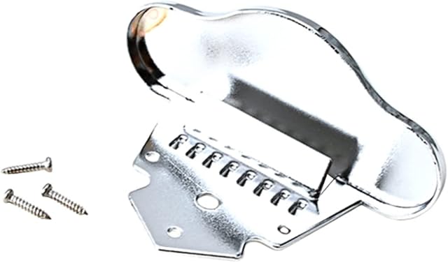 SUPVOX 1 Set Metal Mandolin Tailpiece Parts 8 String Mandolin Part Accessories Guitar Tailpiece