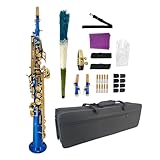 Design ergonomique pour plus de confort : conçu pour un jeu prolongé, le corps léger mais robuste dispose de touches ergonomiques pour réduire la fatigue des doigts. La forme compacte du saxophone soprano droit offre une manipulation sans effort, ce qui le rend idéal pour les étudiants et les musiciens chevronnés. Livré avec une sangle de cou rembourrée pour plus de confort.
