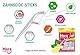 Zahnseide Sticks - MARA EXPERT | 6x48Stück | EXTRA REISSFEST | Zahneinigung enge Zahnzwischenräume | MINTGESCHMACK- FLUORID,- CHLORHEXIDINE | + Zahnstocher - Zungenschaber | Zahnarztempfehlung
