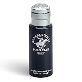 Beverly Hills Polo Club - Natural Whole Body Deodorant for Men Spray - Fresh and Luxury French Cologne Scent - Sophisticated Men's Gift for Odor Protection & Confidence, 4oz (Sexy)