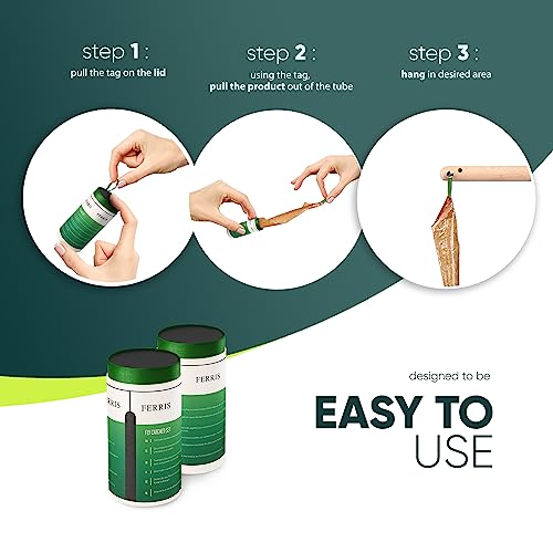 FERRIS | 16pk Sticky Fly Catcher Traps, Effective Non-Toxic Pest Control for Flies and Insects Tape Easy to Use & Dispose | Ideal for Home, Kitchen, Restaurant, Garden, Indoor & Outdoor