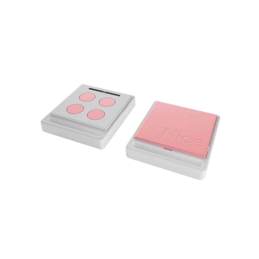Télécommande NICE Home ECCO 5 WP étanche et antichoc blanche et rose