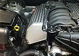 J&L Oil Separator Co. 3.0 Oil Separator Compatible with 2011-2023 Charger Challenger Cherokee Durango 300C 6.4L Hemi Passenger Side (Black)