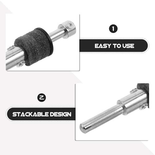 Soporte para apilar platillos con abrazadera para batería miniatura 3