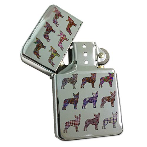 Encendedor recargable con patrón Boston Terrier