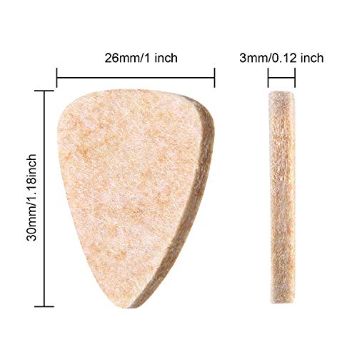 Chengu 5 Sets Nylon Ukulele Strings With 10 Felt Ukulele Picks For Soprano thumb #4