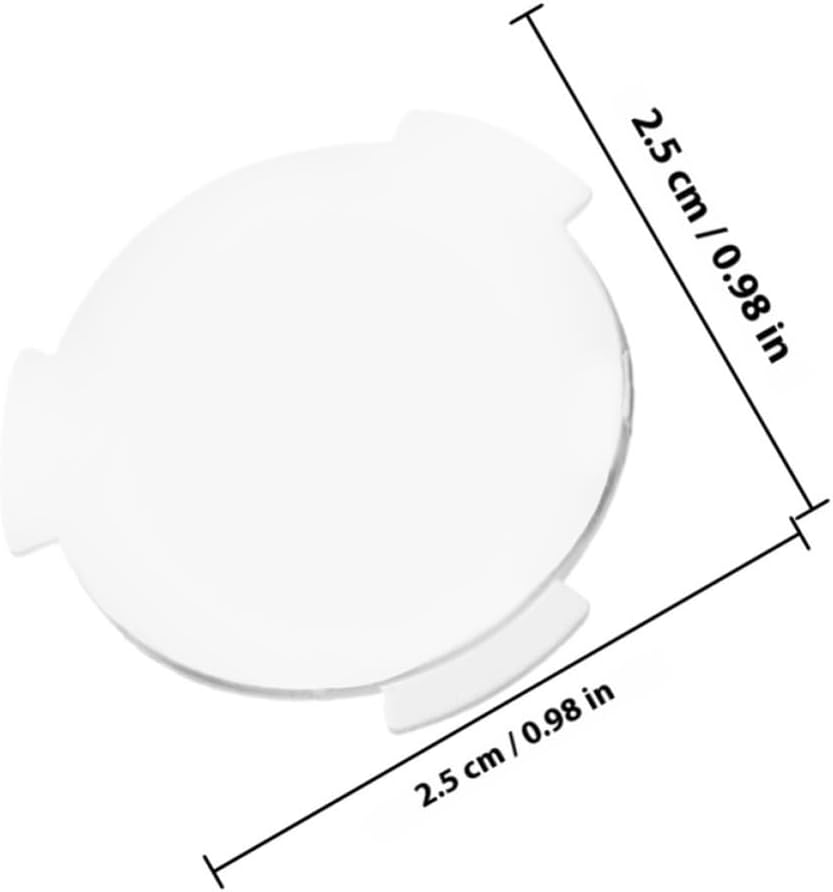 LABRIMP 50pcs Biconvex Light Blocking PC Plastic Lenses with 25mm Diameter 45mm Focal Length for Virtual Reality Headsets and Computers, Suitable for Commercial Use and Group Activities