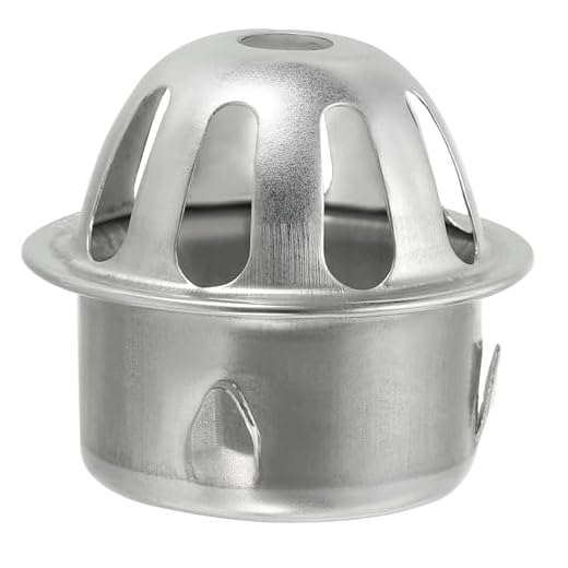 Dome Gutter Guard Filter, 304 Stainless Steel Downspout Strainer, Anti-Blocking Outdoor Gutter Cleaning Tool for Stops Leaves Debris, Fits 1.8-2 Inch