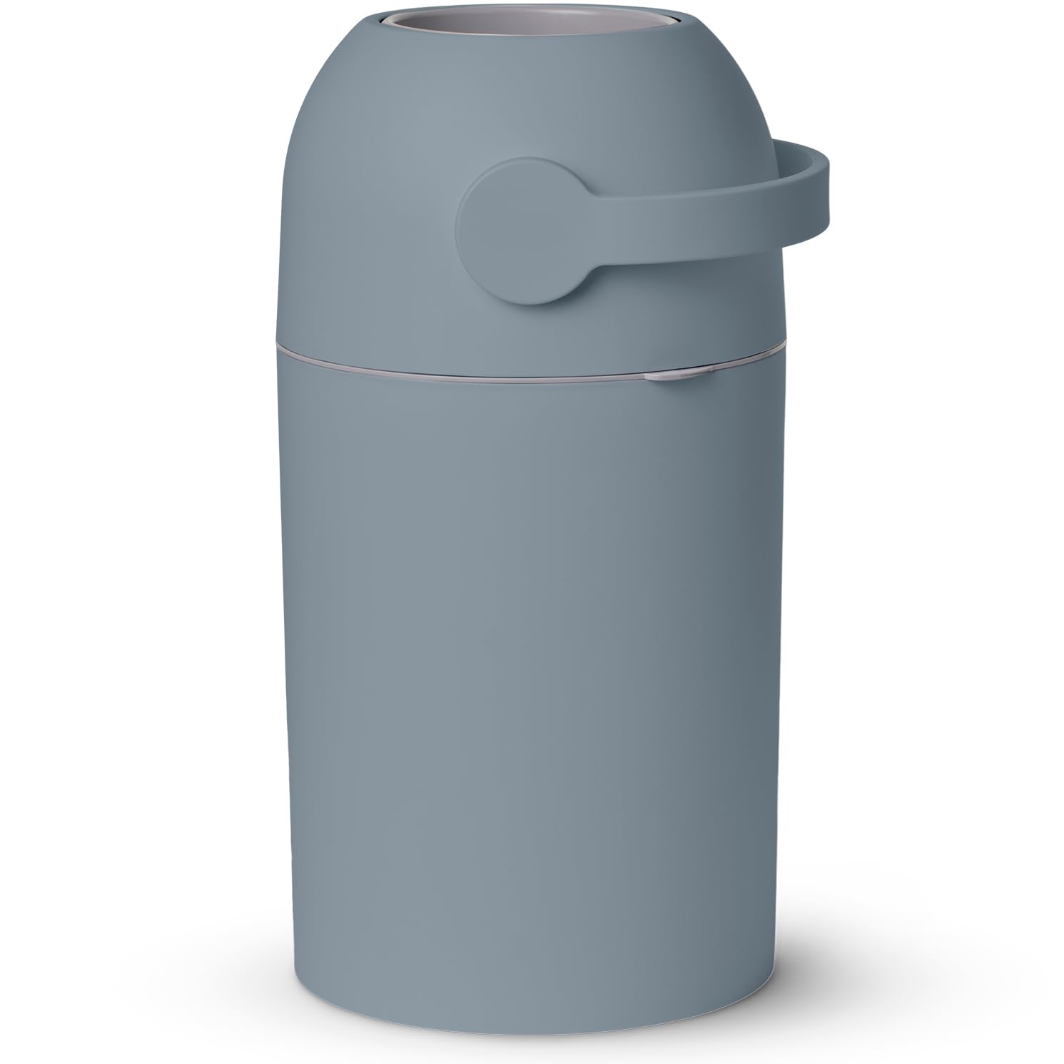 Magic Majestic 100% Odor Locking Diaper Bin, Portable Nappy Pail with Child-Safe Lock, No Special Bag Required, Baby Diaper Disposable Bin, Uses Regular Trash Bags, 25 Diapers Capacity, Pigeon Blue