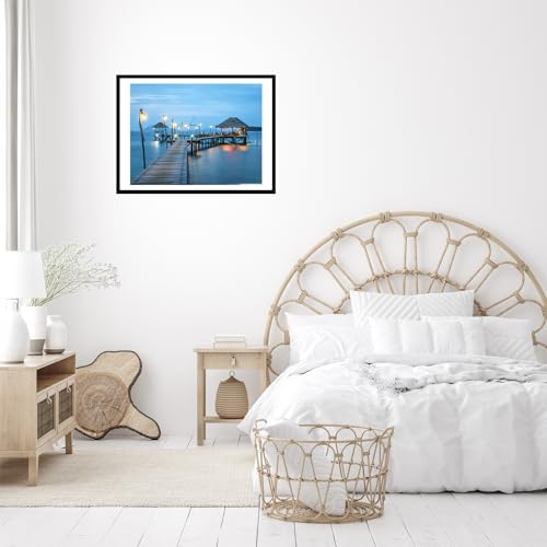 Image of JCJMY 19.7x27.6 Puzzles Frame for 50x70 cm Puzzle Poster Photo Picture, Display 18x24 with Mat or 19.7 x 27.6 without, Wall Hanging 19.7 by 27.6 inch 1000 Pieces Puzzles Frame, Black