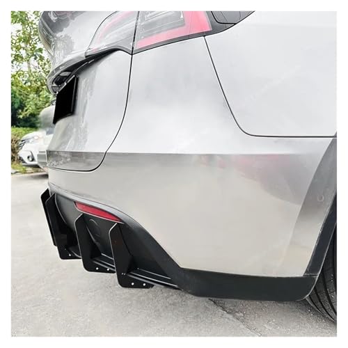 Diffuseur de lèvre arrière pour Tesla Model Y 2020-2024, spoiler noir mat