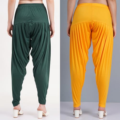 Image of Buy That Trendz Patiala Salwar for Women Relaxed Fit Viscose Patiyala Salwar Harem Bottom Pants