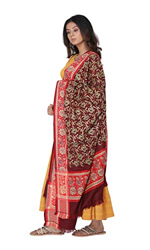 Image of KRITI Paisley Design Woollen Beige Color Shawl For Women