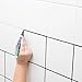 Grout Pen Grey Tile Paint Marker: Waterproof Grout Paint, Tile Grout Colorant and Sealer Pen - Grey, Narrow 5mm Tip (7mL)