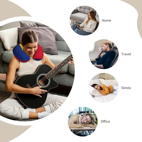 Almohada cervical de espuma viscoelástica negra miniatura 7